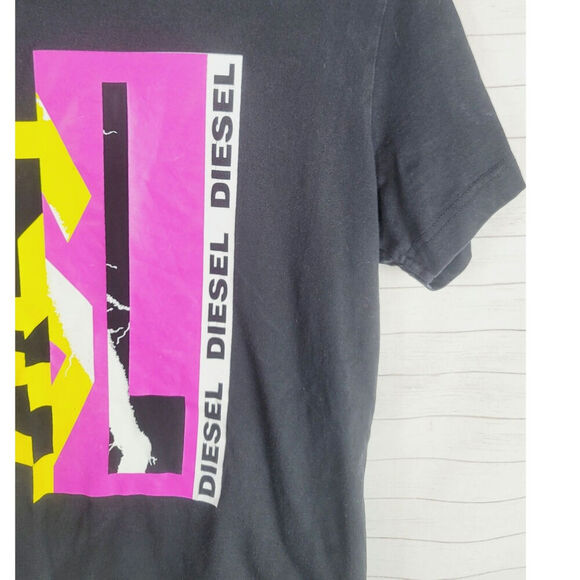 Diesel Print T-DIEGO-YA T-shirt, sz Medium - Picture 2 of 9